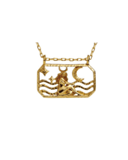 Maanesten Halskæde - Zodiac Taurus Necklace, Guld